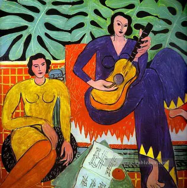 Musique abstraite fauvisme Henri Matisse Peintures à l'huile